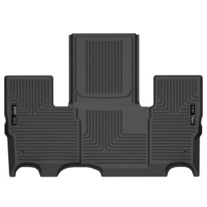 Jeep Grand Wagoneer Floor Mats - Rear - Husky Liners - WeatherBeater - Black - 2022+